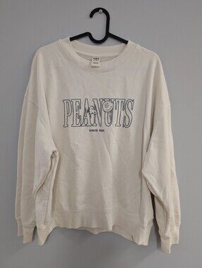 Uniqlo x Peanuts Off-White Crewneck Sweatshirt - Japan Size XL (Fits like US L)